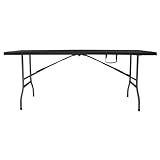 NTK- Mesa Dobrável Robust De 1-80m- Preto