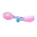 Nuby Kit Pente E Escova Infantil Rosa