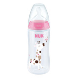 Nuk First Choice Mamadeira Controle De Temperatura S2 Girl Cor Rosa 300ml