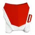 Number Plate Duo Honda Crf 230 Com Passa Cabo Amx
