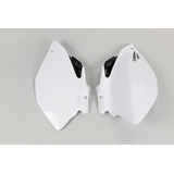 Number Plates Laterais Yamaha Yzf 250 450 2006 2009 Branco
