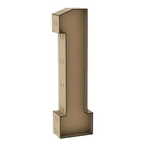 Número 1 Letra Caixa Grande Mdf 80cm De Altura Decoração