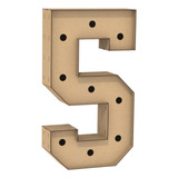 Numero 5 Letra Caixa