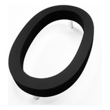 Número De Casa Flutuante 16cm Preto Fosco 3d Moderno