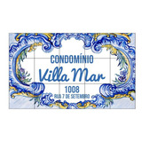 Número Para Casa Condomínio 60x1 00 Azulejo Estilo Portugues