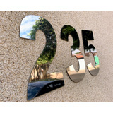 Numero Residencial 20cm Aco