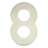 Numero Residencial 8 145mm Inox Código 13086
