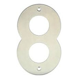 Numero Residencial 8 145mm Inox Código 13086