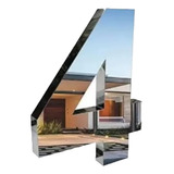 Número Residencial Em Aço Inox 30cm Espelhado enviofull 