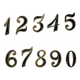 Numeros E Letras Dourados 13 Unid