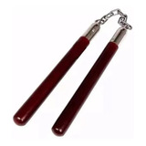 Nunchaku De Madeira Com Rolamento Kung Fu Karatê Na Caixa