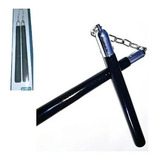 Nunchaku De Madeira Kung Fu Karatê Ninja Preta C cx