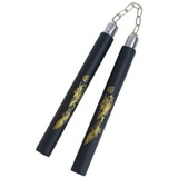 Nunchaku Esponja Treino Arte Marcial Tchaco Enfeite Brinde