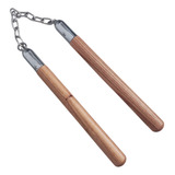 Nunchaku Muchaco Chaco Em Madeira Arte Marcial Karate Ninja