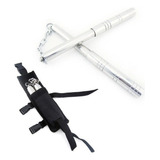 Nunchaku Retrátil Telescópico Portátil De Aço Inoxidável