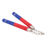 Nunchucks De Espuma Para Crianças E Adultos Azul Vermelho