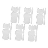 NUOBESTY 18 Pcs Malha De Bolsa De Gancho Modelo De Bolsa De Crochê Kits De Tricô Bolsa De Malha Kit De Tela De Malha Bolsa De Plastico Plástico Estêncil Outono E Inverno Branco