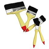 NUOBESTY 5 Unidades Escova De Cavacos Pincel De Aparar Tinta De Parede Pintura Diluente De Tinta Acrílica Pincel De Grafite Pincel De Acabamento Pincel Pequeno Pintado Volume Madeira