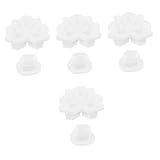 NUOBESTY 8 Peças Molde De Brinco Vintage Ferramentas Argila Kit Para Fazer Brinco De Barro Ferramenta De Artesanato De Cerâmica Polivalente Suprimentos Corte E Vinco Facas