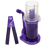 NUOBESTY Brinquedos 2 Conjuntos Enrolador De Mão Tricô Manual Tricoteiros Azuis Máquina De Tricô Máquina De Fazer Tricô Ferramenta De Tricô Máquina De Bricolage Manivela Fio Tear Girar
