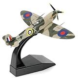 NUOTIE Modelo De Caça Spitfire 1 72 Modelo De Avião De Combate Lendário Da Segunda Guerra Mundial Modelos De Aviões Fundidos Em Metal Para Coleções E Presentes