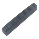 Nut Pestana Preta Para Violão 12 Cordas De Aço 48mm Abs