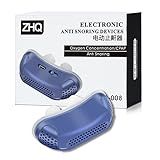 NUTOT Aparelho Anti Ronco Dispositivo Anti Ronco Elétrico Novo Dispositivo Anti Ronco Doméstico Anti Ronco Para Evitar Congestão Nasal Dispositivo De Respiração Nasal Recarregável Portátil Azul 