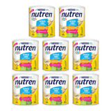 Nutren Kids Fórmula Infantil Nestlé Baunilha 350g Kit 8