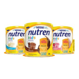 Nutren Kids Morango Chocolate E Baunilha 350g Kit C 6
