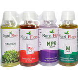 Nutri Flora Kit 120ml Nutrientes P/ Aquários Plantados