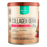 Nutrify Colágeno Collagen Derm Sabor Cranberry Com Morango 330g
