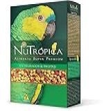 nutropica racao nutropica papagaio sabor frutas