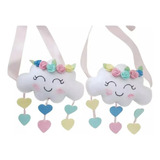 Nuvens Nuvem Coração Menina Par De Prendedor De Cortina