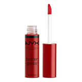 Nyx Professional Makeup Gloss Labial Vermelho Cor:red Velvet