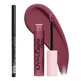 Nyx Professional Makeup Kit Deliniador E Batom Liquido