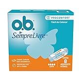 O B Absorvente Interno Médio Super O B 8 Unidades Multicor