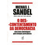 O Descontentamento Da Democracia De Michael J Sandel Editora Civilização Brasileira Capa Mole Em Português