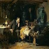 O Doutor 1891 De Luke Fildes 60x87 Tela Canvas Para Quadro