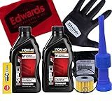 O Kit De Troca De óleo Edwards Serve Para Motocicleta Kawasaki KLX 110 2002 2023 Com Vela De Ignição E Filtro De Ar