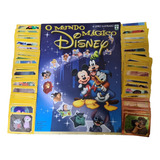 O Mundo Mágico Disney Álbum De Figurinhas Completo Sem Colar
