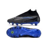 O Novo Alto Nível De Alto Nível SG Futebol Sapatos Azul E Branco Cor Mais Quente Phantom GX Impermeável
