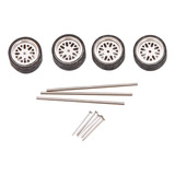 O64pcs Scale 1/64 Scale Steamer Alloy Wheels Tire Alloy Mode
