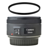 Objetiva Canon 50mm 1 1 8 Stm Filtro De Proteção