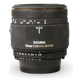 Objetiva Sigma 50mm F2