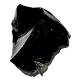 Obsidiana Negra Bruta Poder Proteção Forma Natural