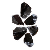 Obsidiana Negra Unid 4cm Pedra Gema Mineral Natural Coleção