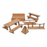 Obstáculos Para Pista Skate De Dedo Fingerboard Radical Mdf