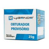 Obturador Massa Restauração Provisório Curativo Lysanda 25g