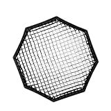 Octógono Portátil 90 Cm 88 9 Cm Softbox Honeycomb Grid Mesh Eggcrates Para Triopo Neewer Godox Octabox Flash Speedlight Only Grid