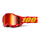 Óculos 100 Accuri 2 Red Lente Espelhada Cristal
